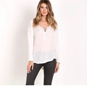 Free People | We The Free Sunday Henley Hi- Low Long Sleeve